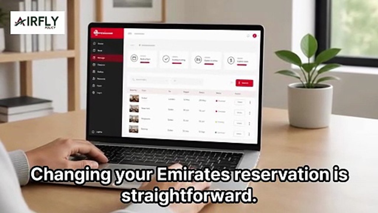 How do I change my Emirates reservation