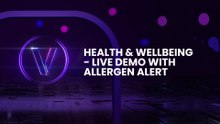 Health &  Wellbeing - Live Demo with Allergen Alert
