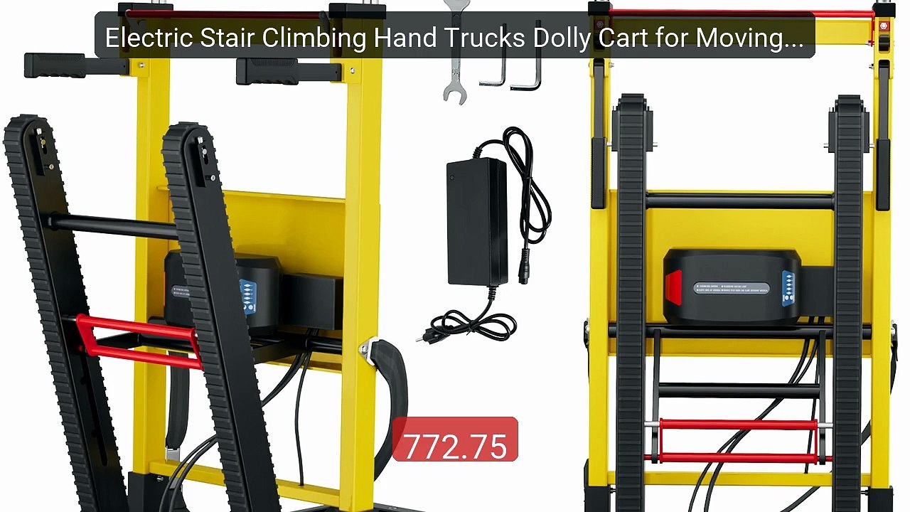 Electric Stair Climbing Hand Trucks Dolly Cart for Moving 400l... -- Best Buy 2026 | Great Quality!