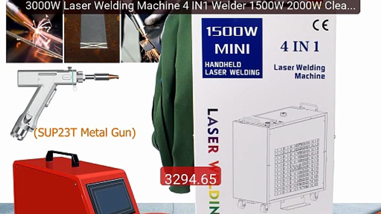 3000W Laser Welding Machine 4 IN1 Welder 1500W 2000W Cleaning Weldi... -- Top Rated 2026 | Buy Now!