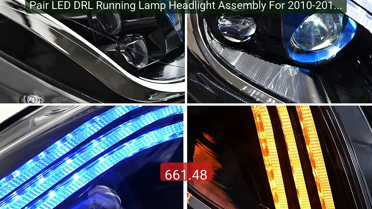 Pair LED DRL Running Lamp Headlight Assembly For 2010-2017 Mer... -- Hot Deal 2026 | Limited Offer!