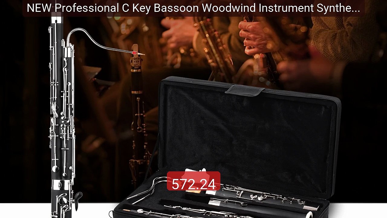 NEW Professional C Key Bassoon Woodwind Instrument Synthetic Wood ... -- Best Deal 2026 | Shop Now!