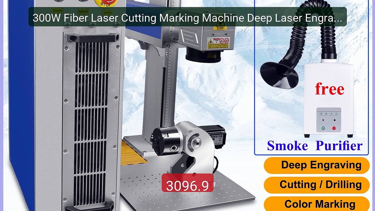 300W Fiber Laser Cutting Marking Machine Deep Laser Engraving... -- Amazing Value 2026 | Must Have!