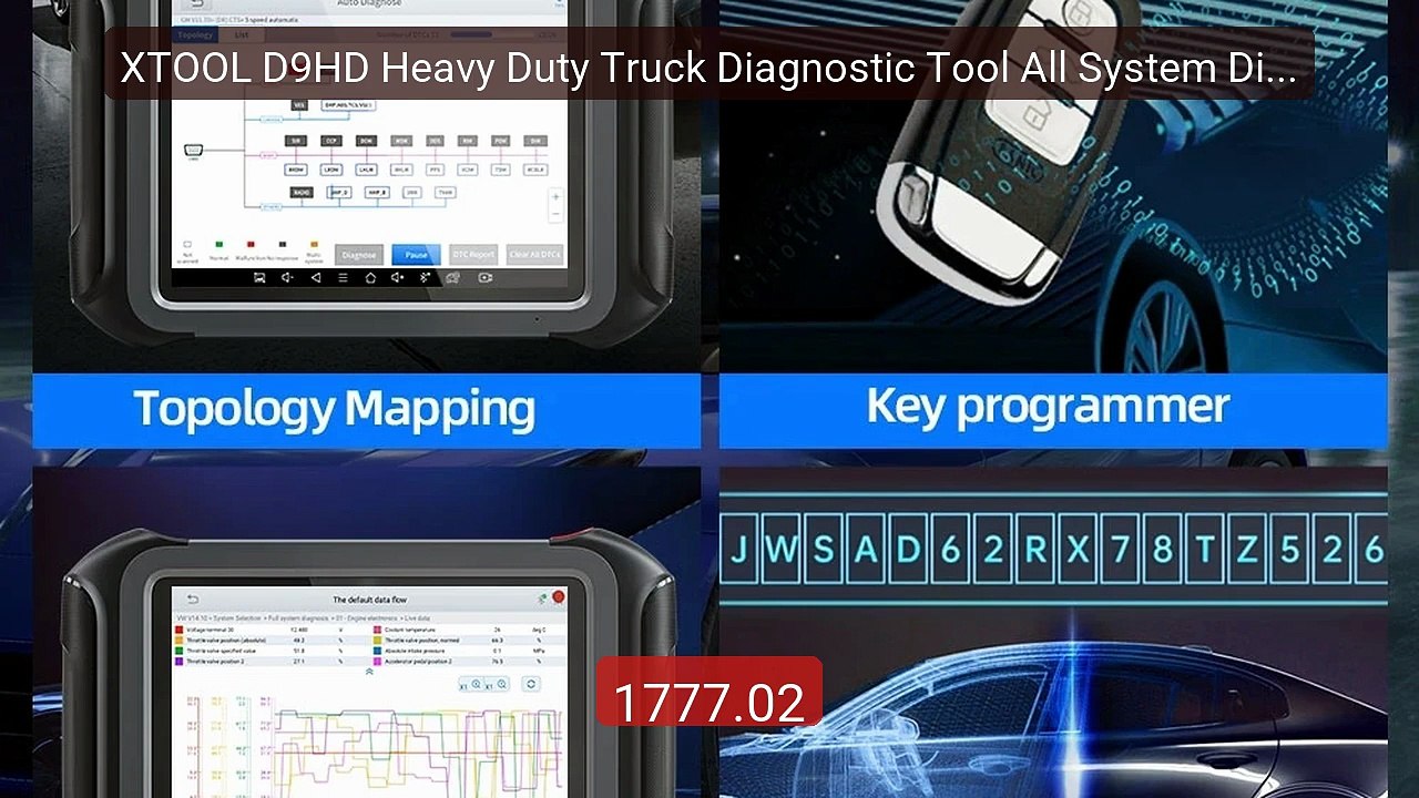 XTOOL D9HD Heavy Duty Truck Diagnostic Tool All System Diagnose 12V... -- Top Rated 2026 | Buy Now!