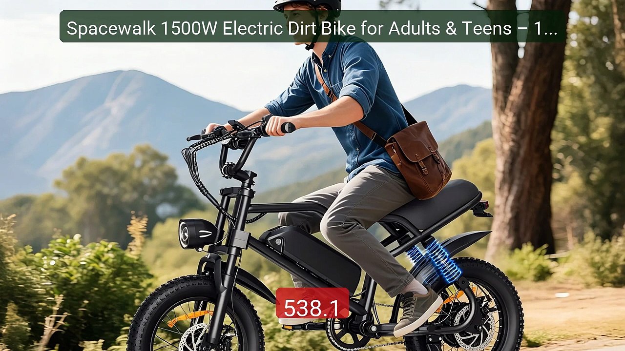 Spacewalk 1500W Electric Dirt Bike for Adults & Teens – 16" x ... -- Hot Deal 2026 | Limited Offer!