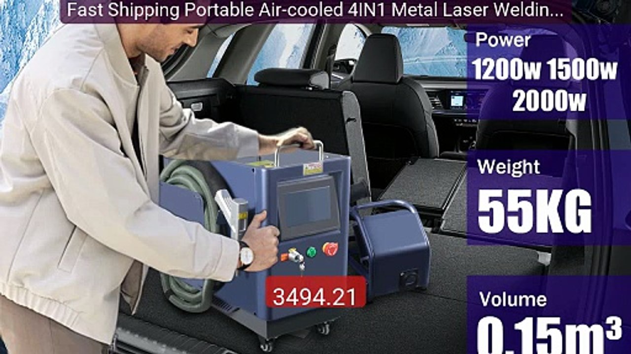 Fast Shipping Portable Air-cooled 4IN1 Metal Laser Welding ... -- Top Pick 2026 | Unbeatable Price!
