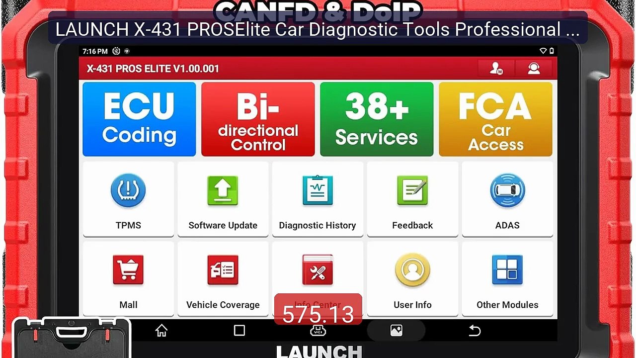 LAUNCH X-431 PROSElite Car Diagnostic Tools Professional OBD 2... -- Best Buy 2026 | Great Quality!