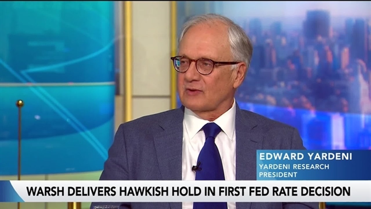 Warsh Is a Hawk in Dove's Clothing, Yardeni Says