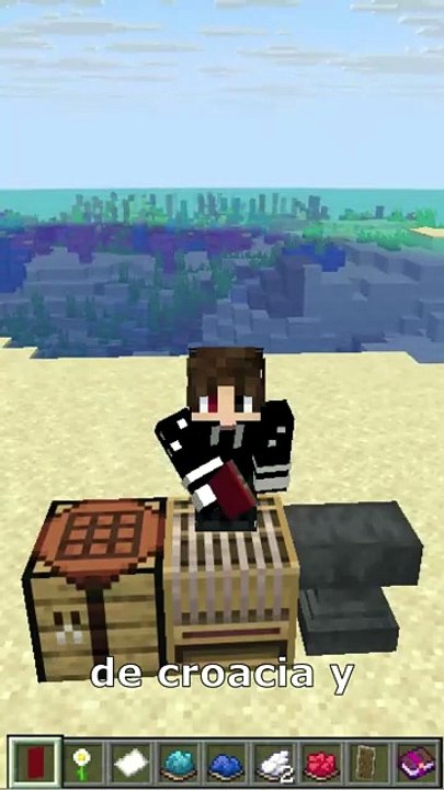 Como hacer la bandera de Croacia y escudo en minecraft