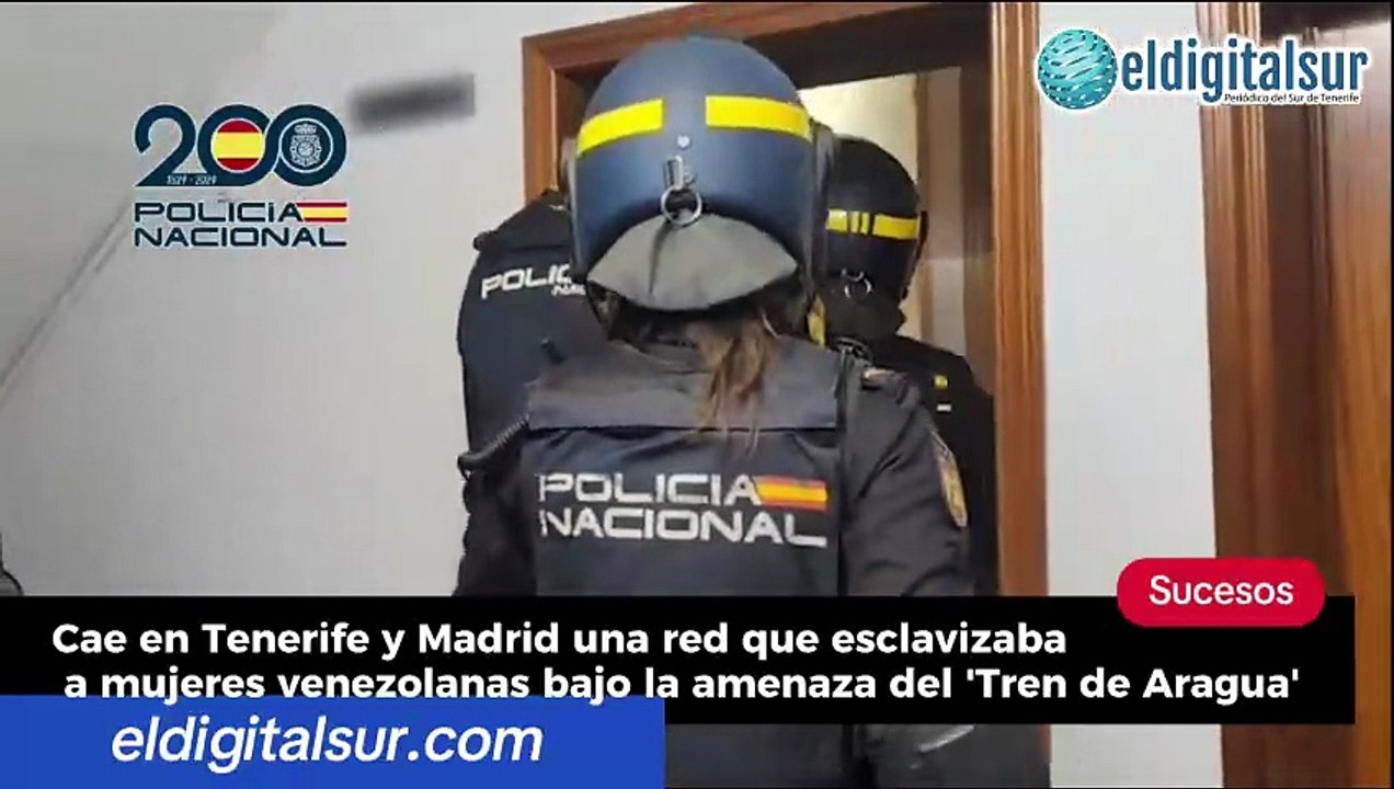 Cae en Tenerife y Madrid una red que esclavizaba a mujeres venezolanas bajo la amenaza del 'Tren de Aragua'
