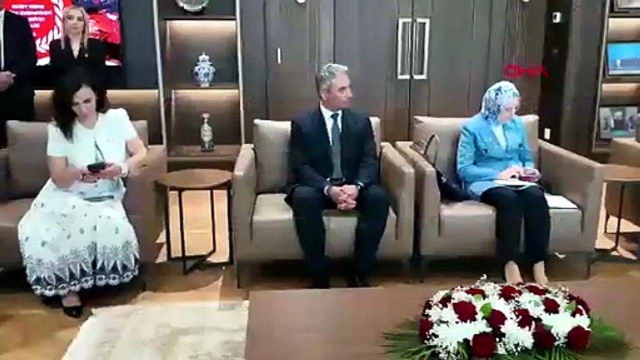 KKTC Cumhuriyet Meclisi Başkanı Öztürkler, Bakan Göktaş’ı kabul etti