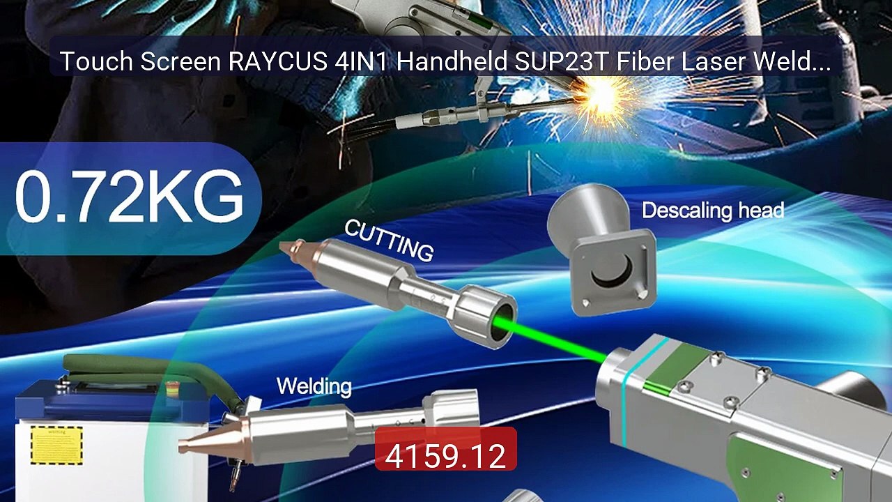 Touch Screen RAYCUS 4IN1 Handheld SUP23T Fiber Laser Welder& ... -- Amazing Value 2026 | Must Have!