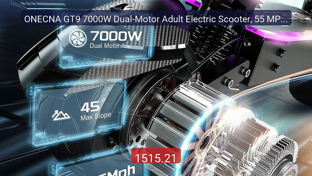 ONECNA GT9 7000W Dual-Motor Adult Electric Scooter, 55 MPH Hi... -- Amazing Value 2026 | Must Have!