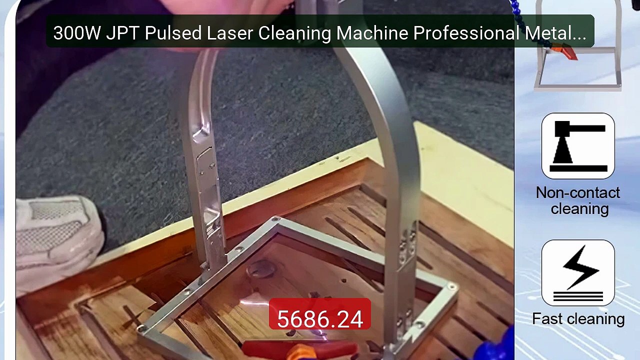 300W JPT Pulsed Laser Cleaning Machine Professional Metal Woo... -- Amazing Value 2026 | Must Have!