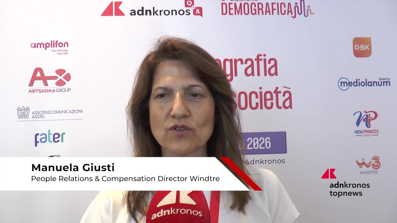 Demografia: Giusti (Wind Tre), ?welfare personalizzato per rispondere ai bisogni di tutte le generazioni?