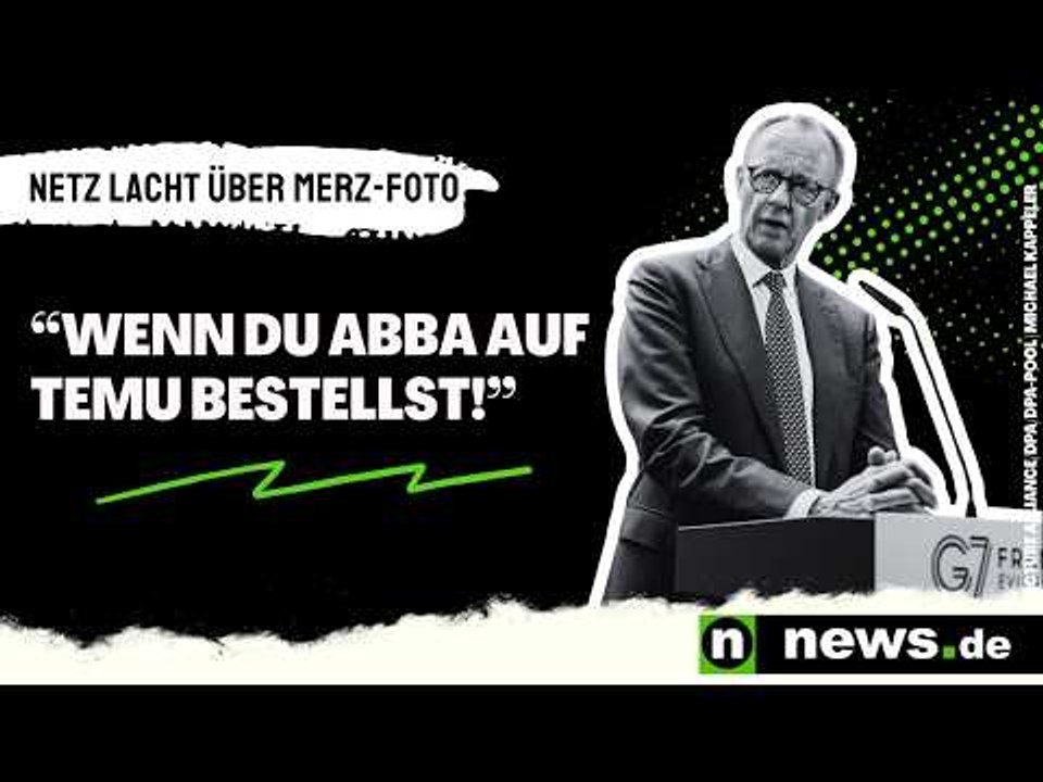 Friedrich Merz: 'Wenn du ABBA auf Temu bestellst!' Netz lacht über Merz-Foto