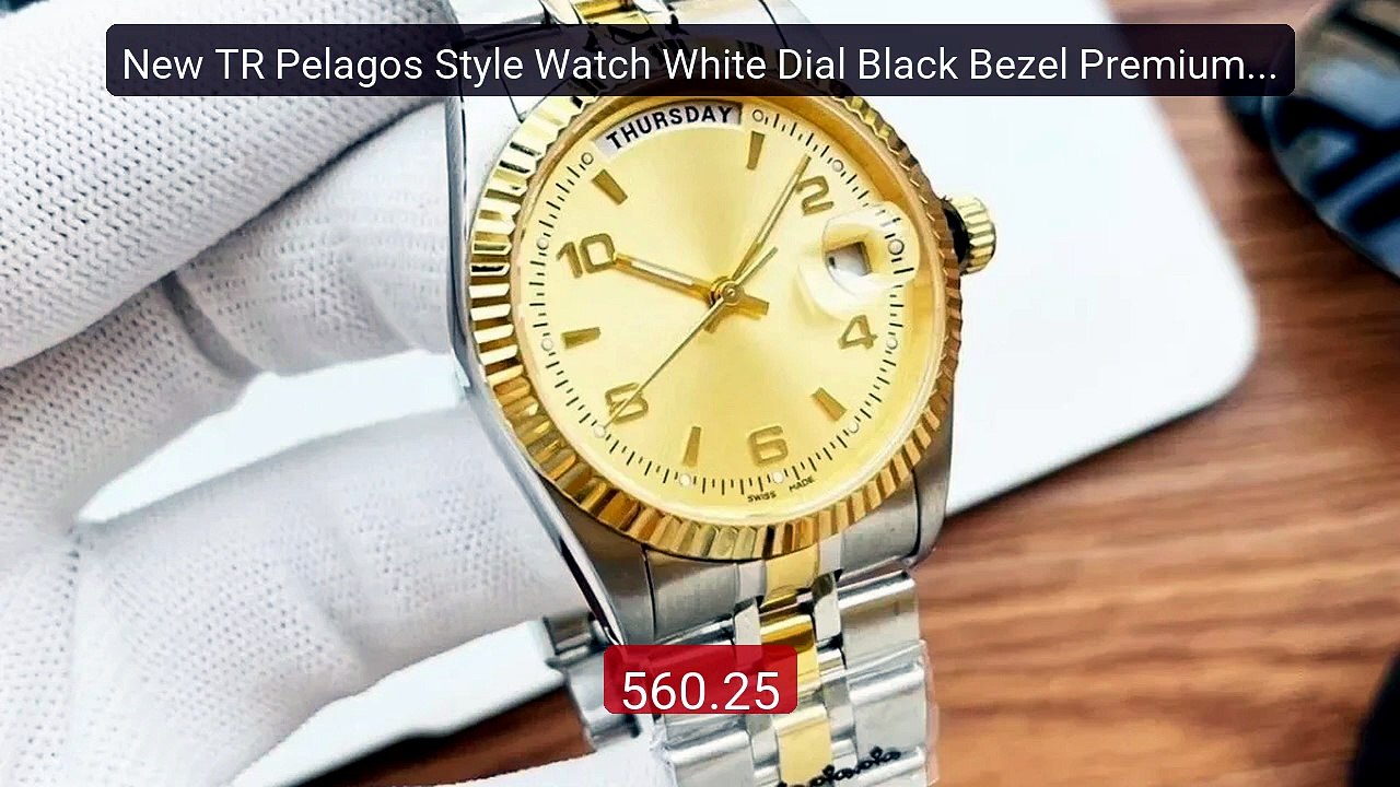 New TR Pelagos Style Watch White Dial Black Bezel Premium S... -- Top Pick 2026 | Unbeatable Price!