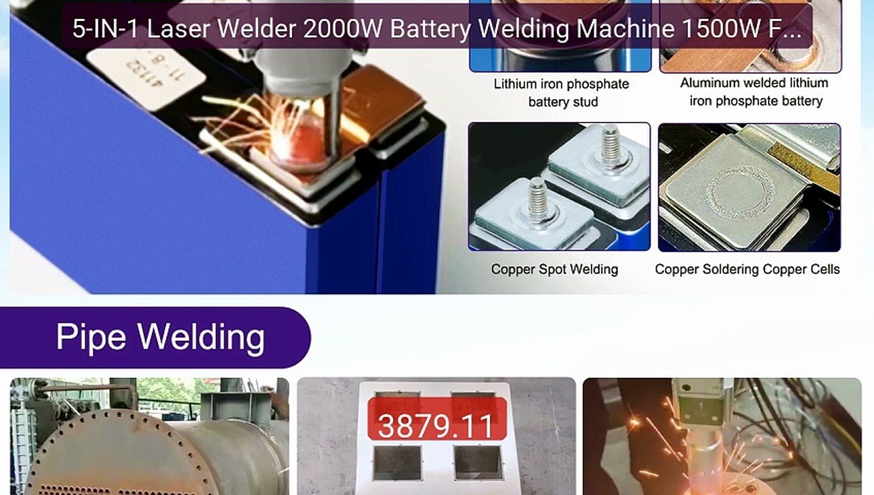 5-IN-1 Laser Welder 2000W Battery Welding Machine 1500W Fib... -- Top Pick 2026 | Unbeatable Price!