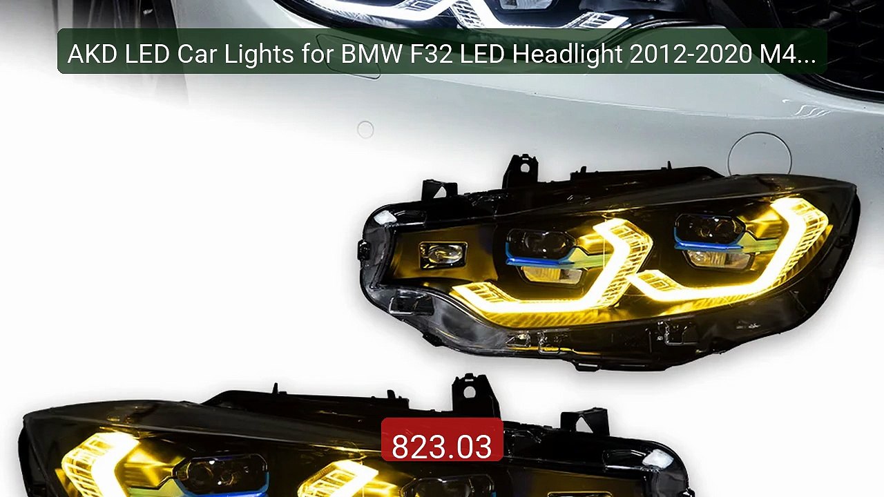 AKD LED Car Lights for BMW F32 LED Headlight 2012-2020 M4 F36 F82 F... -- Top Rated 2026 | Buy Now!