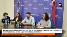 Presentaron en Misiones la 5° edición de los Premios Lía Encalada