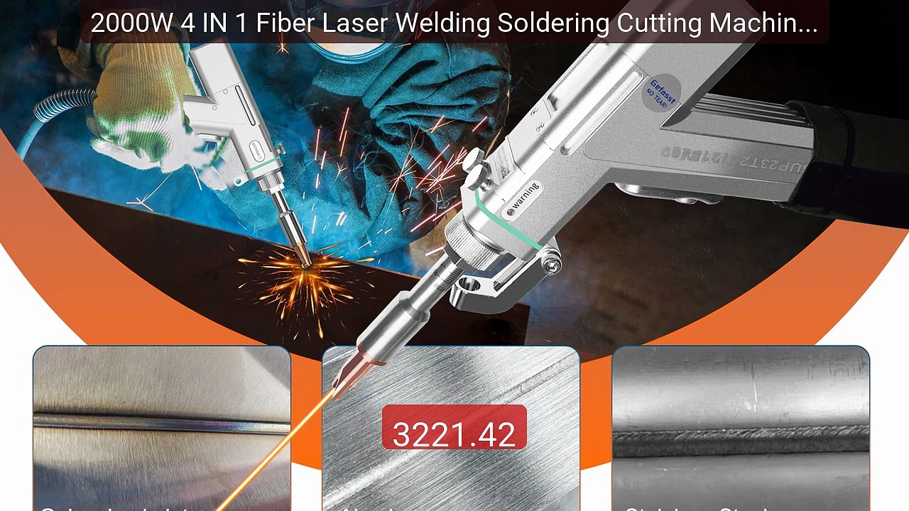 2000W 4 IN 1 Fiber Laser Welding Soldering Cutting Machine New... -- Hot Deal 2026 | Limited Offer!