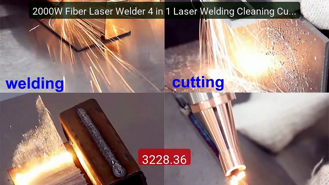 2000W Fiber Laser Welder 4 in 1 Laser Welding Cleaning Cuttin... -- Amazing Value 2026 | Must Have!
