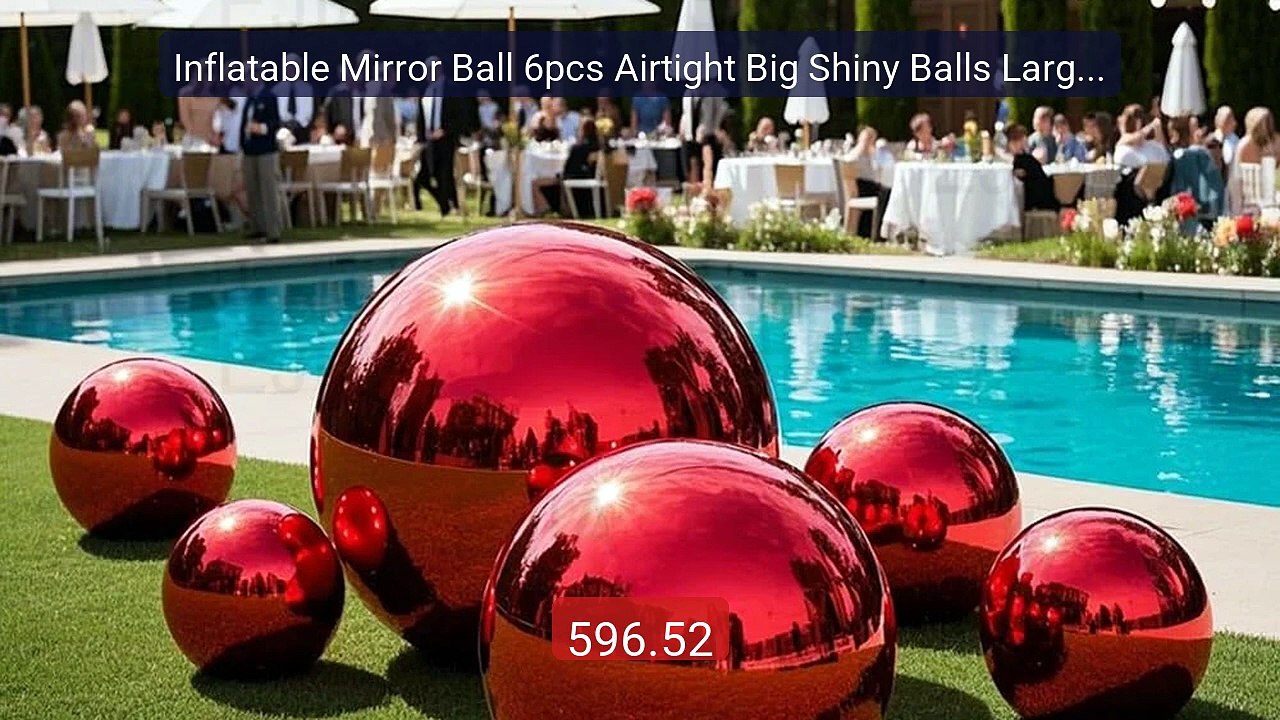 Inflatable Mirror Ball 6pcs Airtight Big Shiny Balls Large Han... -- Hot Deal 2026 | Limited Offer!