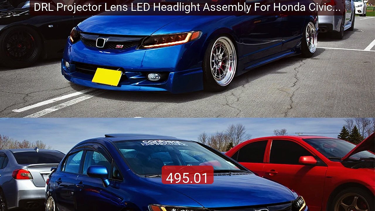 DRL Projector Lens LED Headlight Assembly For Honda Civic 2006... -- Best Buy 2026 | Great Quality!