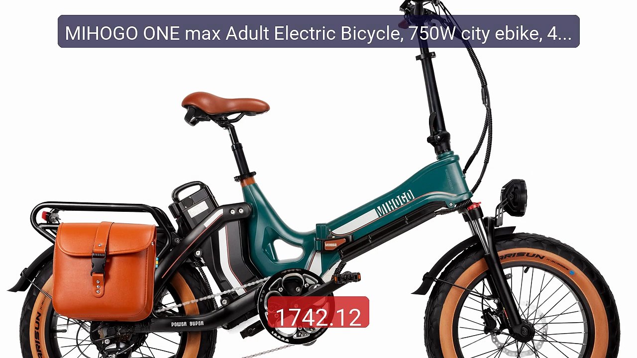 MIHOGO ONE max Adult Electric Bicycle, 750W city ebike, 48V... -- Top Pick 2026 | Unbeatable Price!