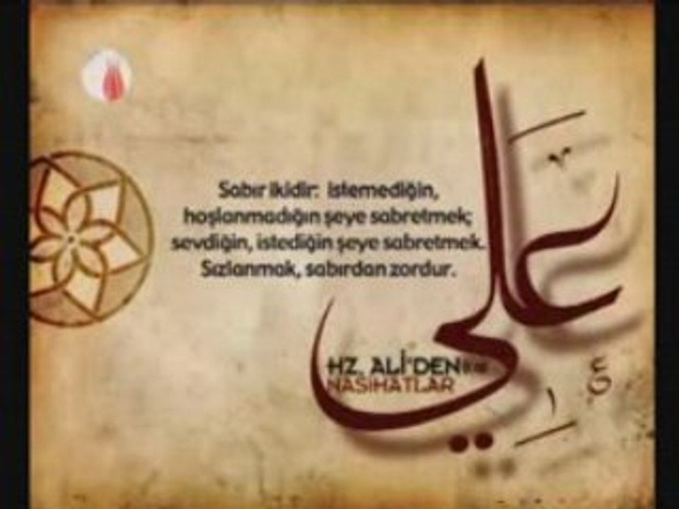 Hz.Ali'den Nasihatler 1
