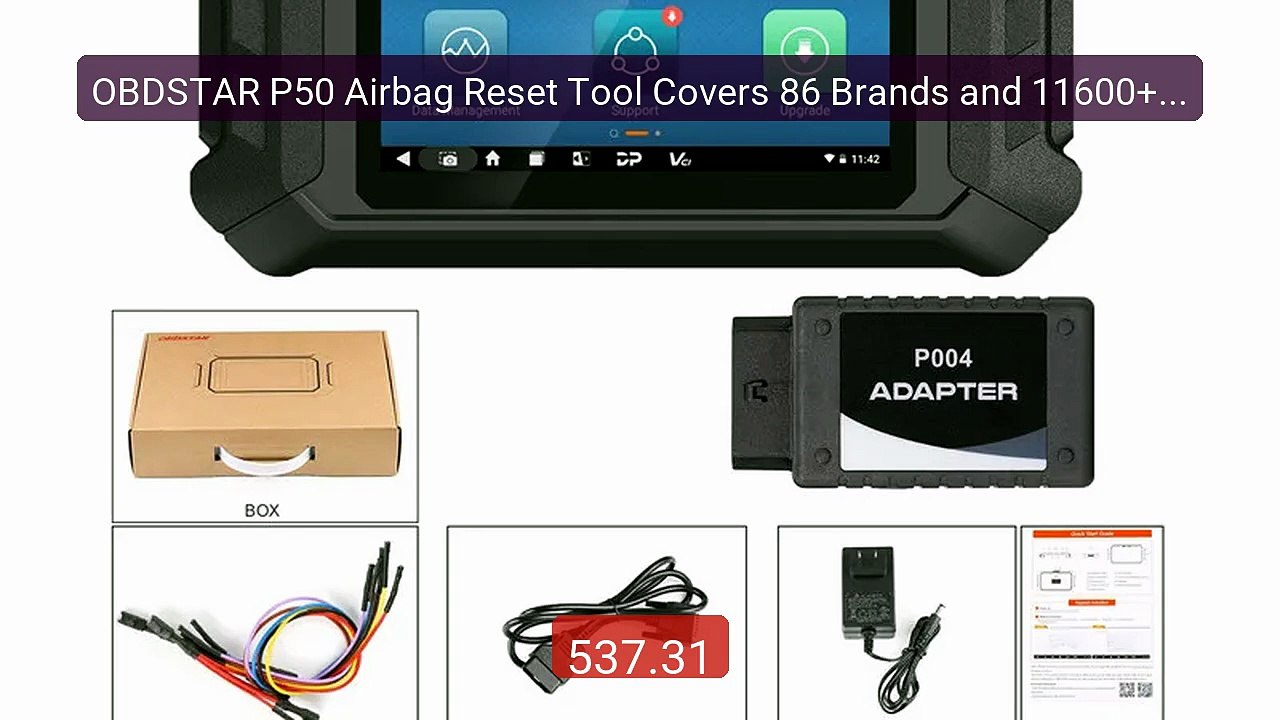 OBDSTAR P50 Airbag Reset Tool Covers 86 Brands and 11600+ ECU Part ... -- Top Rated 2026 | Buy Now!