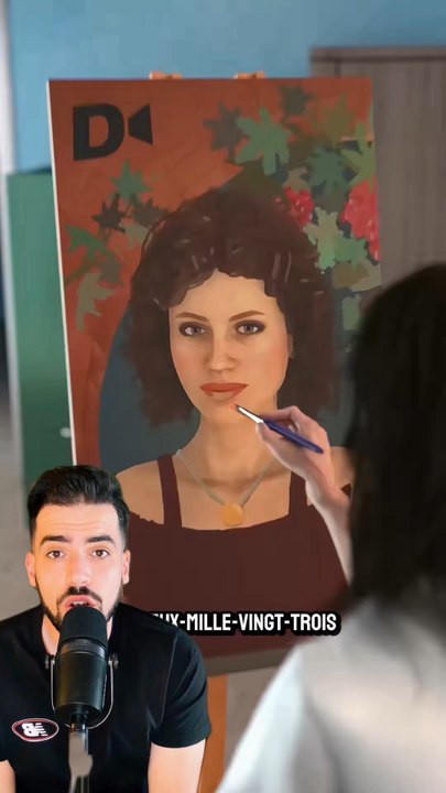 Il peint la femme de ses rêves
