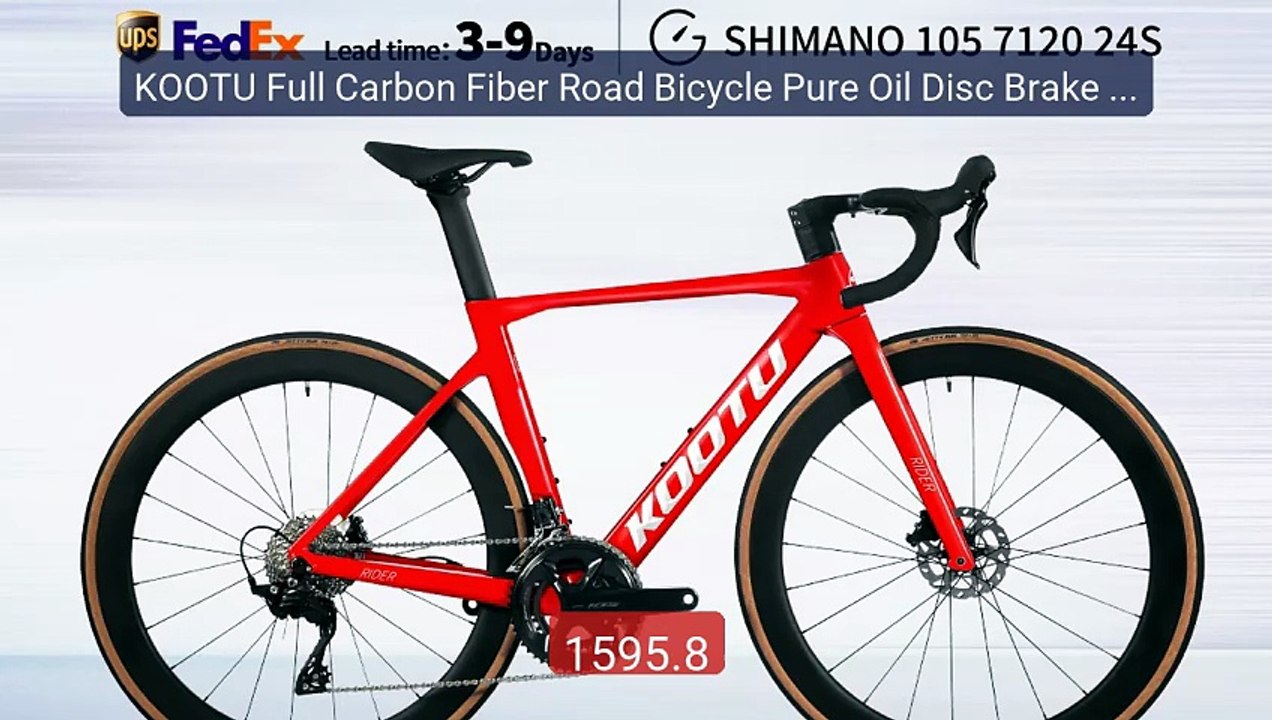 KOOTU Full Carbon Fiber Road Bicycle Pure Oil Disc Brake Ultra... -- Best Buy 2026 | Great Quality!