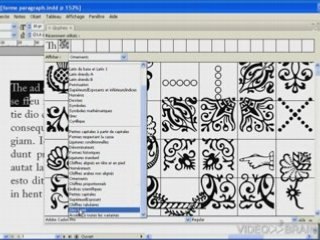 Polices Open-Type et glyphes dans InDesign CS3