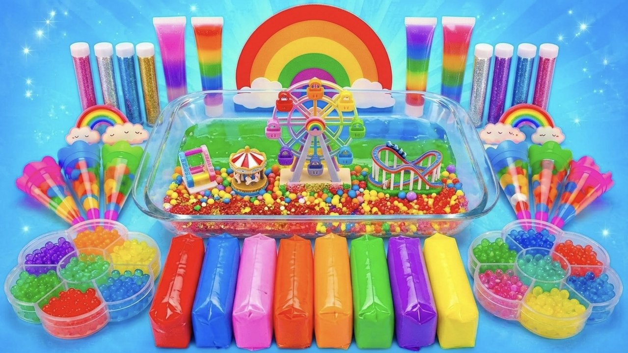 Le Slime Arc-en-Ciel le Plus Fou ! 🌈✨ Paillettes & Bonbons 🍬