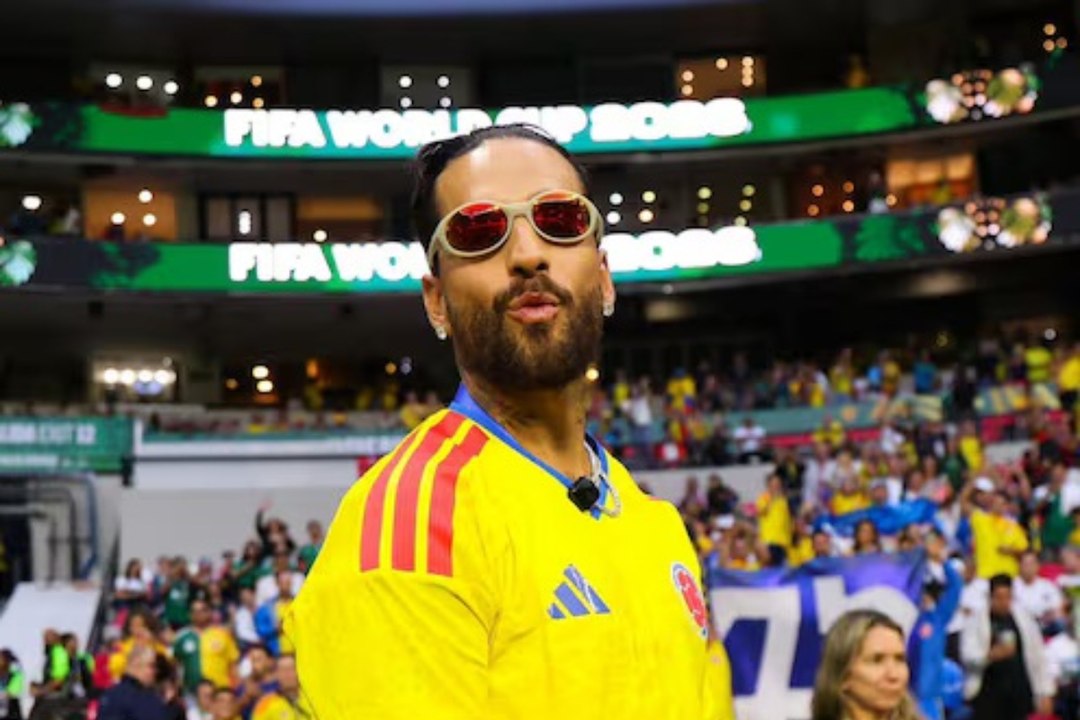 Maluma se roba las miradas en el Mundial: así vivió el triunfo de Colombia