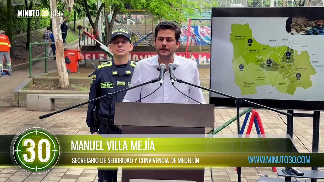 Cayó centro de acopio de La Terraza en Medellín: hallaron armas, tusi y más de mil pastillas sintéticas