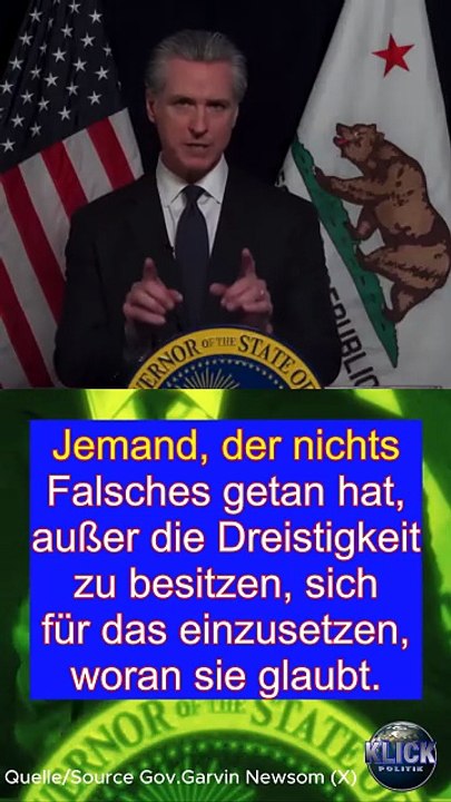 TRUMP ÜBT RACHE AN GAVIN NEWSOM  Deutsche Untertitel