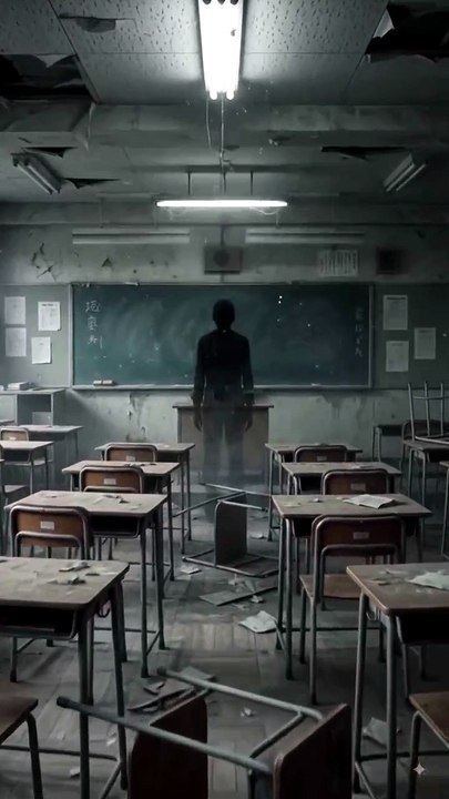 Abondand Classroom #anime #horror #viral #scary