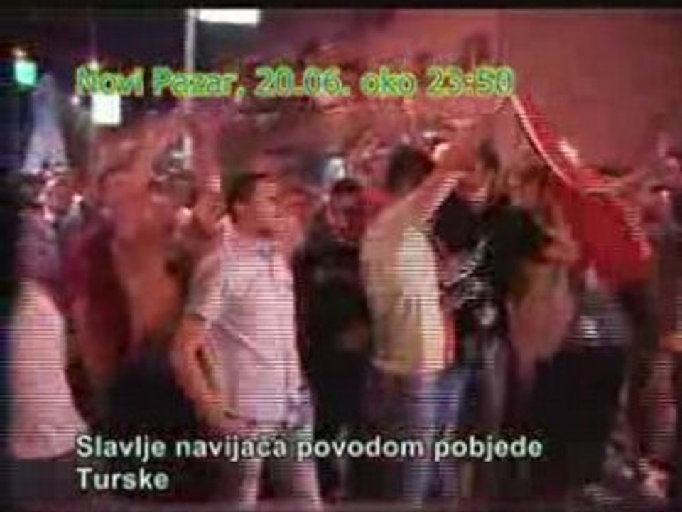 Slavlje u Novom Pazaru nakon pobjede Turske nad Hrvatima