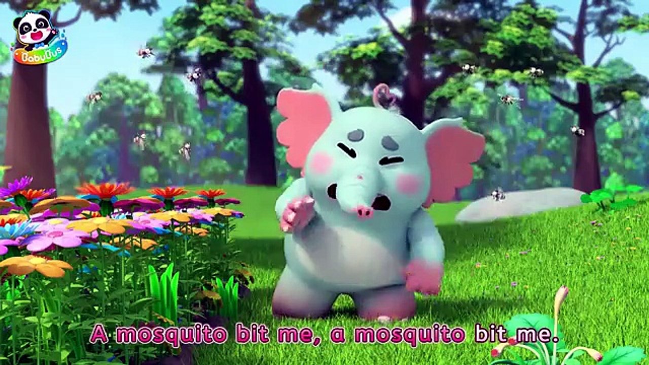 The Mosquito Bit Me _ Dinosaur Stories for Kids _ Good Habits _ Nursery Rhyme _ Kids Songs _ BabyBus