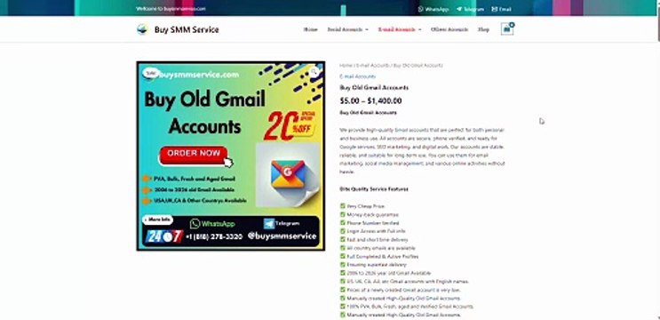 Where to Buy Gmail Accounts Safely: Best PVA & Aged Providers
