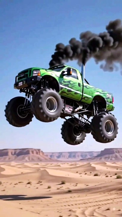 😱Monster car power💥💯