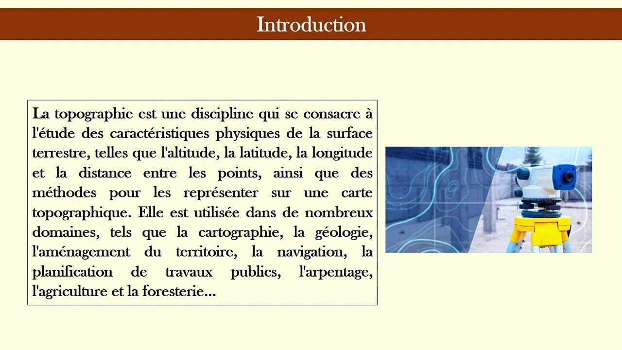 Notions  de  la  Topographie