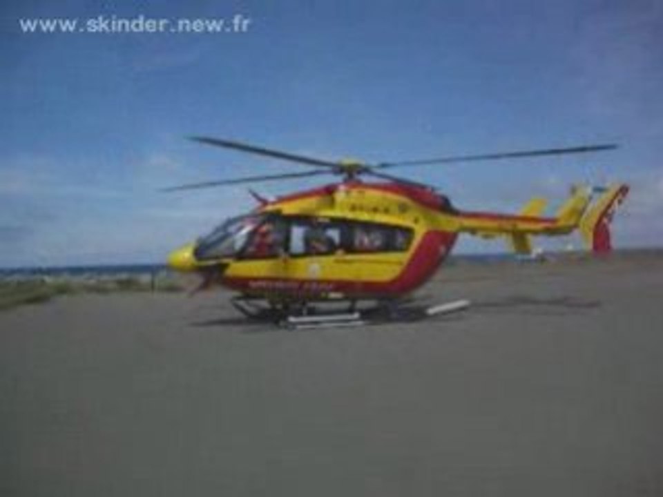 Décollage Hélicoptère de la Sécurité Civile
