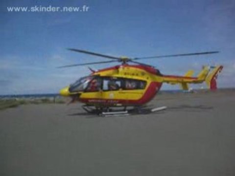 Décollage Hélicoptère de la Sécurité Civile