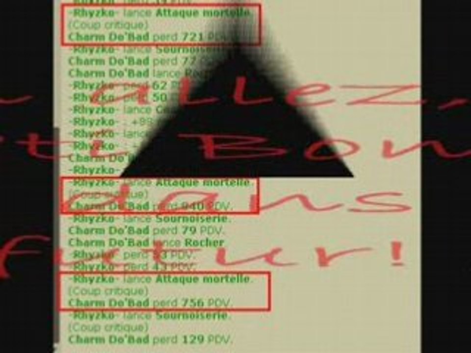 [Dofus: Menalt] L'histoire d'un Sram