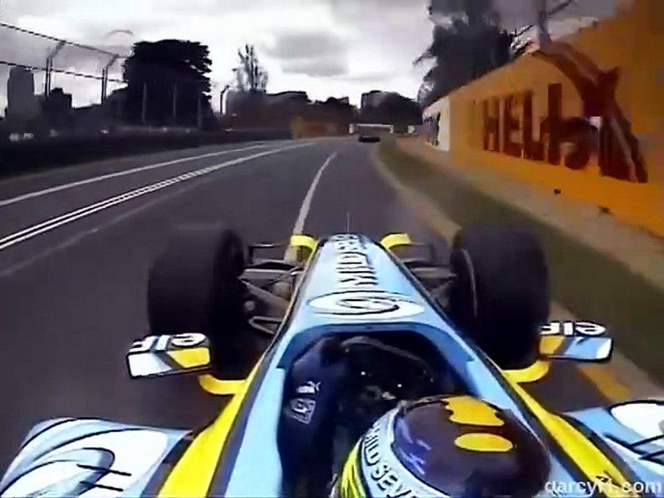 F1 – Giancarlo Fisichella (Renault V8) Onboard – Australia 2006