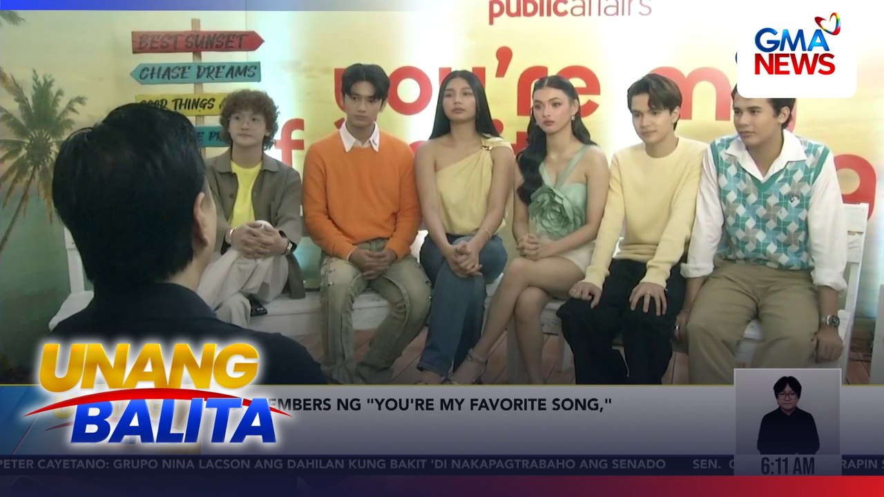 Cast ng 'You're My Favorite Song,' jamming sa set ang favorite pastime; shinare ang kanilang go-to genres | Unang Balita