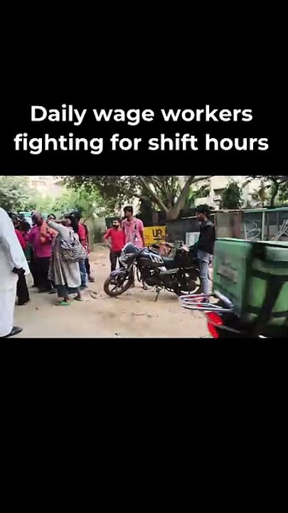 Daily Wage Workers Dispute Over Shift Hours: Ground Reality (4K 60fps) 🛑⚖️